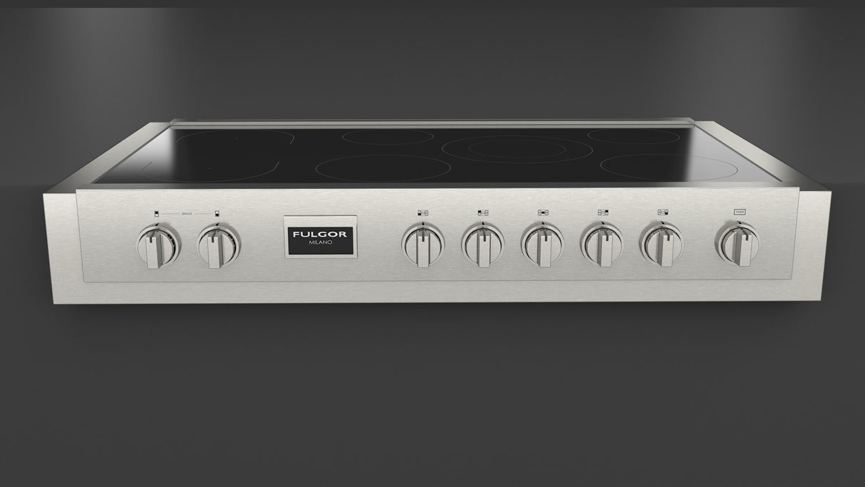 Fulgor Milano Sofia 48" Stainless Steel Induction Rangetop F6IRT487S1