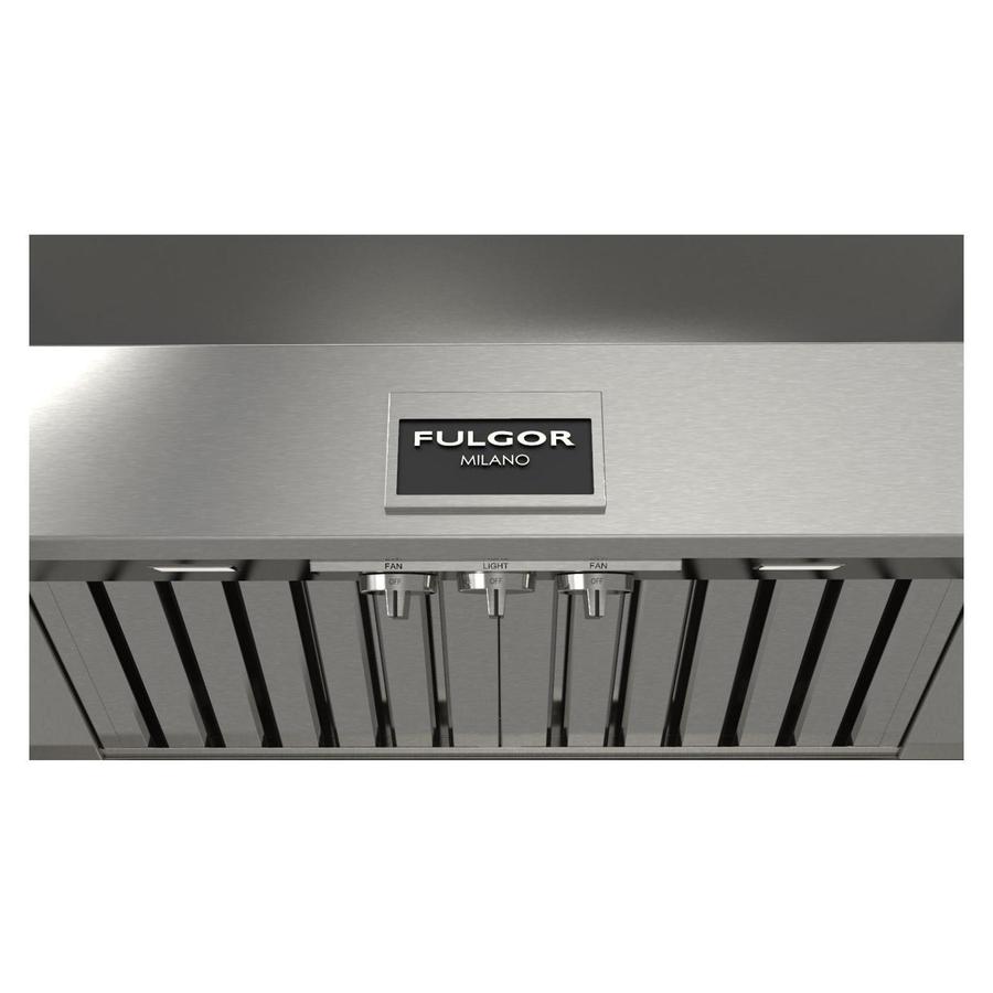 Fulgor Milano Sofia 36” 1,000 CFM Stainless Steel Professional Wall Mount Range Hood F6PH36DS1