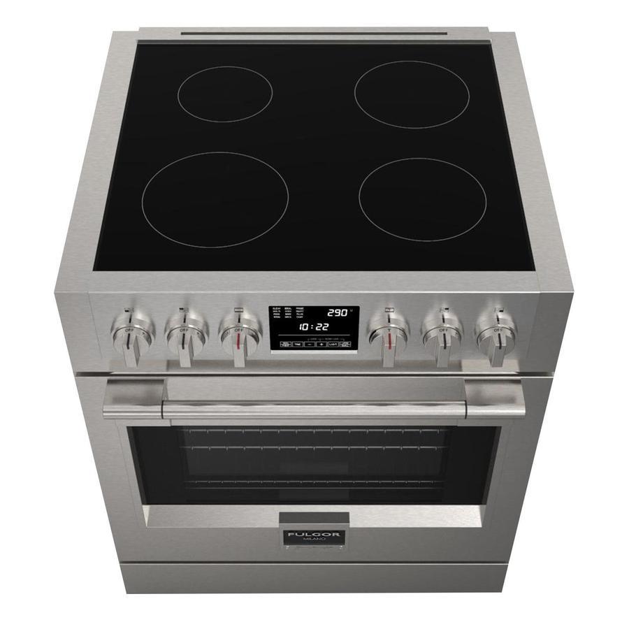 Fulgor Milano Sofia 30” 4.1 cu. ft Stainless Steel Induction Freestanding Pro‑Range F6PIR304S1