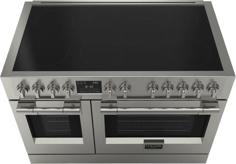 Fulgor Milano Sofia 48” 6.5 cu. ft Stainless Steel Professional Induction Range F6PIR487S1