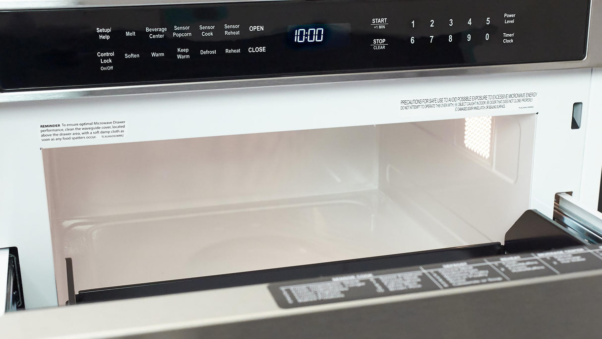 Fulgor Milano 24” 1.2 cu. ft Stainless Steel Built‑In Drawer Microwave Oven F7DMW24S2