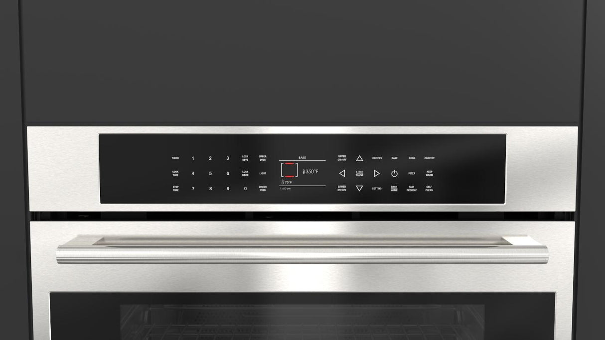 Fulgor Milano 30” 8.8 cu. ft Stainless Steel Electric Double Wall Oven F7DP30S1