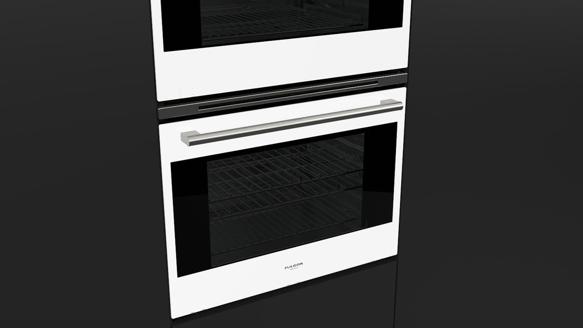 Fulgor Milano 30” 8.8 cu. ft White Electric Double Wall Oven F7DP30W1