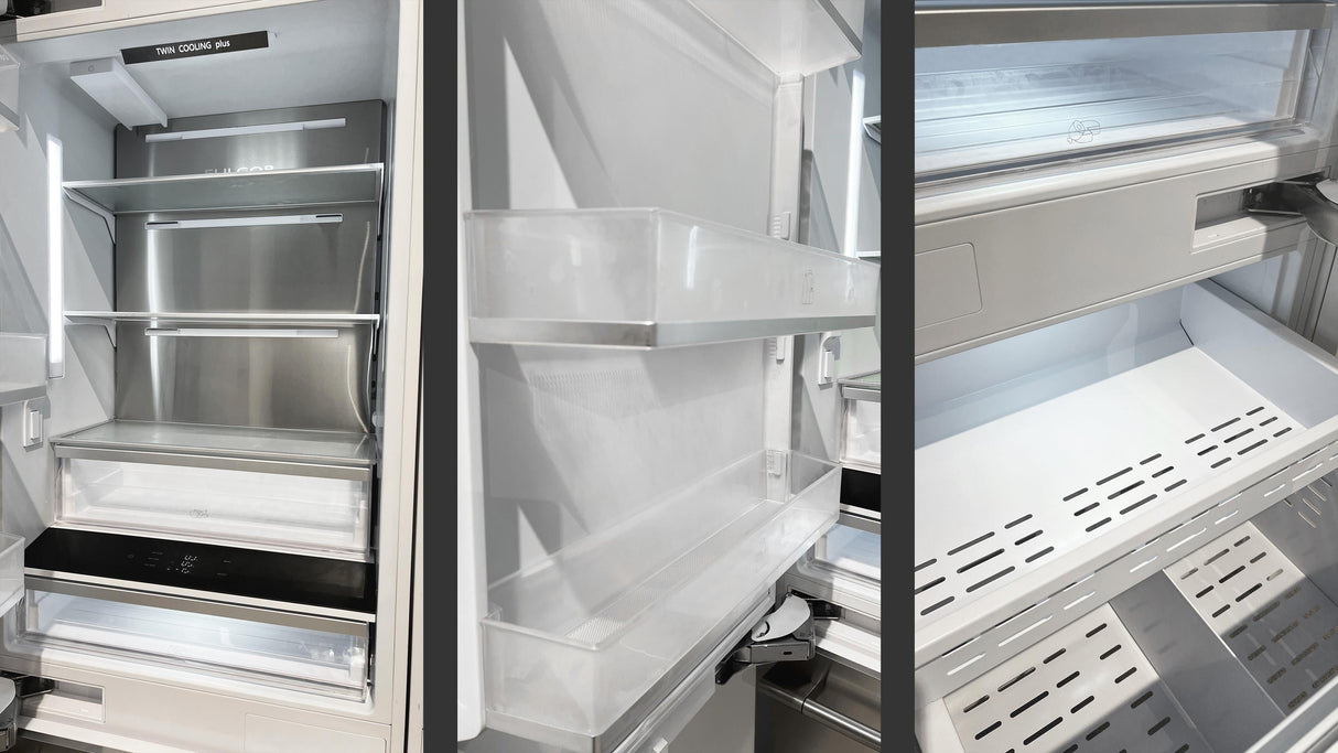 Fulgor Milano 30” 16.0 cu. ft. Panel‑Ready Built‑In Bottom Mount Refrigerator FM4BM30IFBI