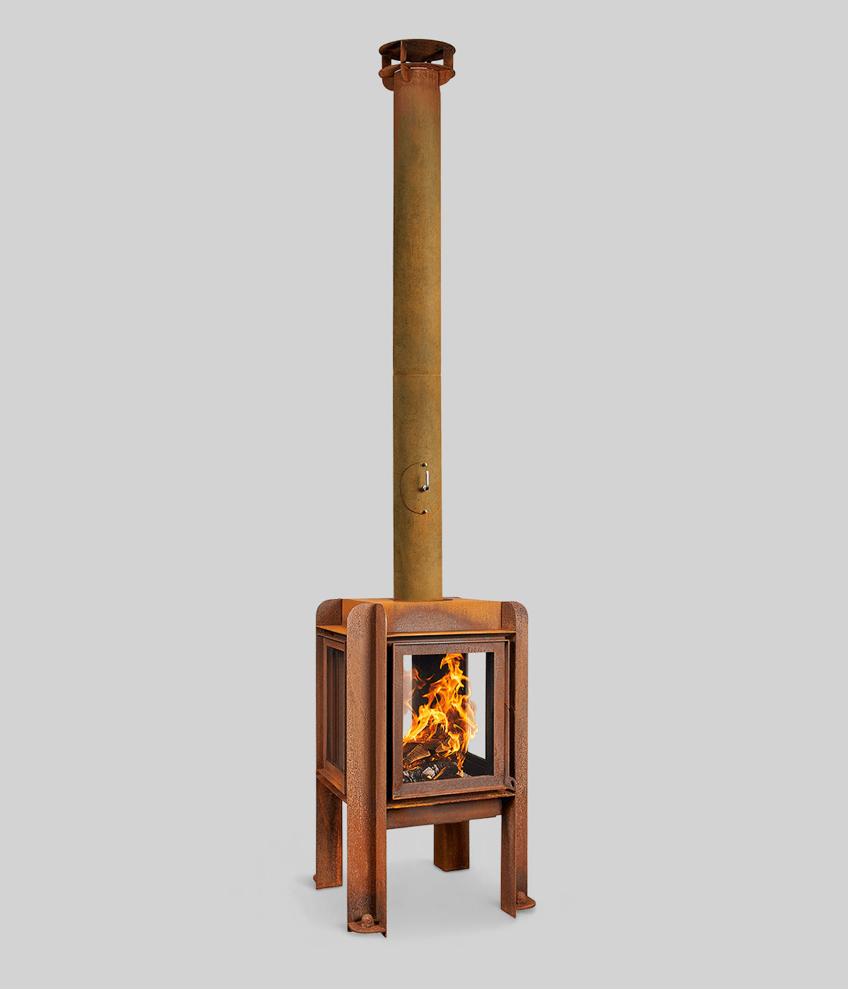 RB73 Fennek Outdoor Wood Burning Fireplace 97563724