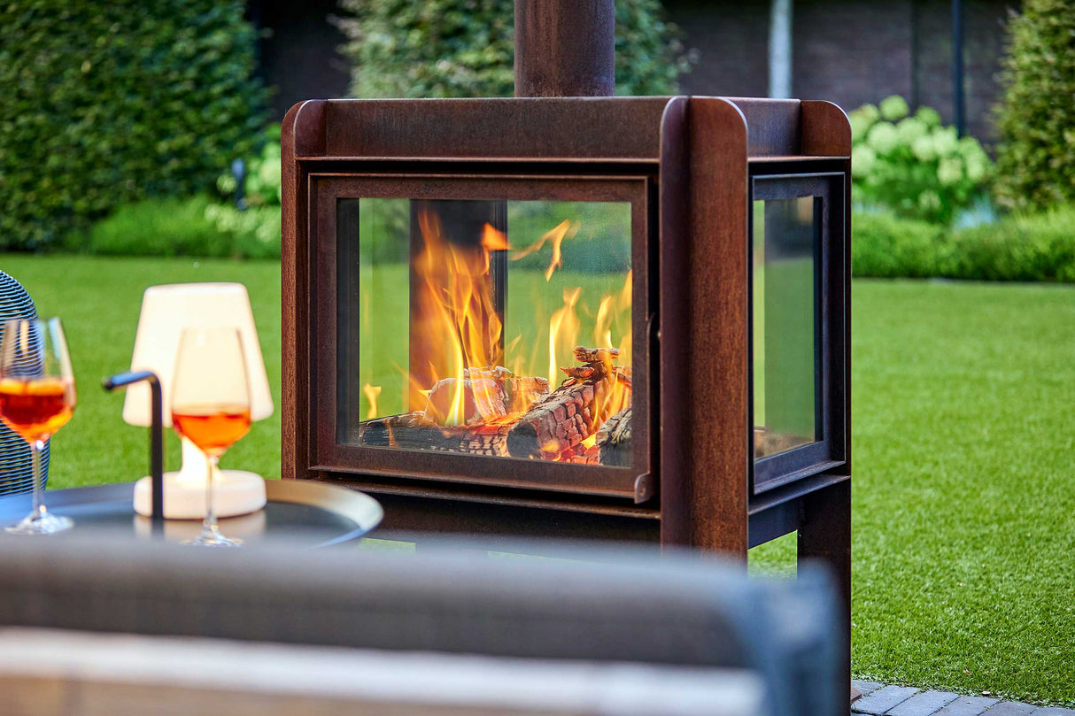 RB73 Fennek Outdoor Wood Burning Fireplace 97563724