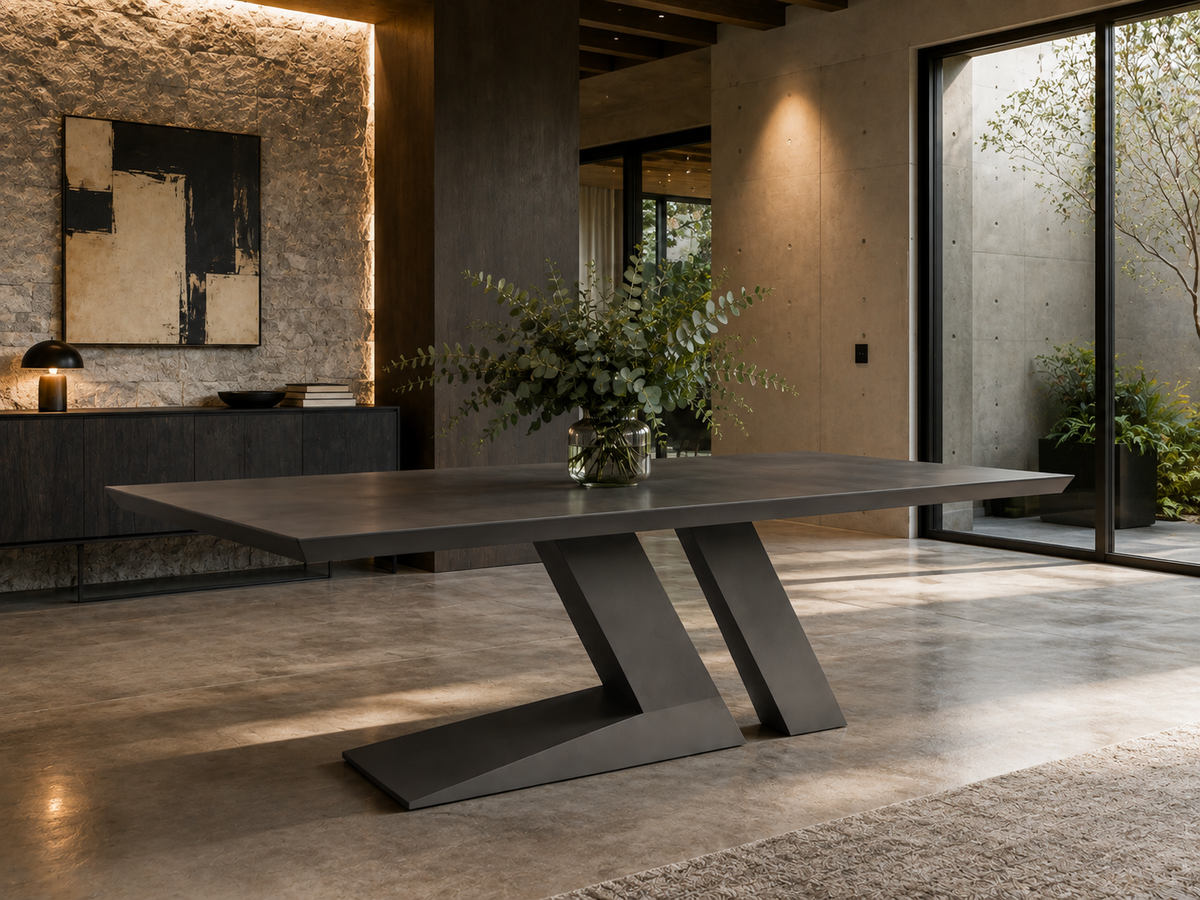 Metall Florence Stainless Steel Dining Table