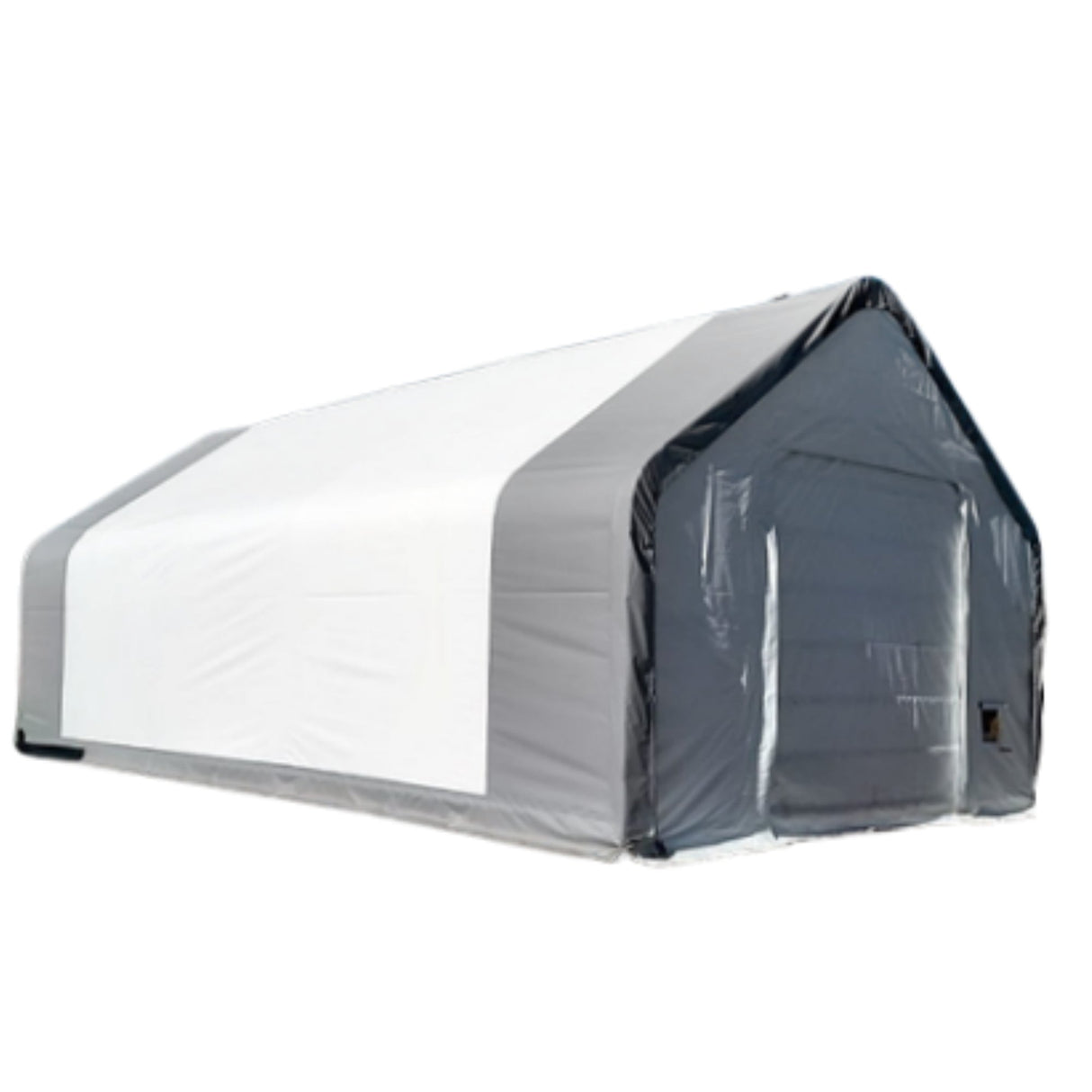 Chery Industrial Gold Mountain Double Truss Arch Storage Shelter 20′ W × 40′ L × 16′ H