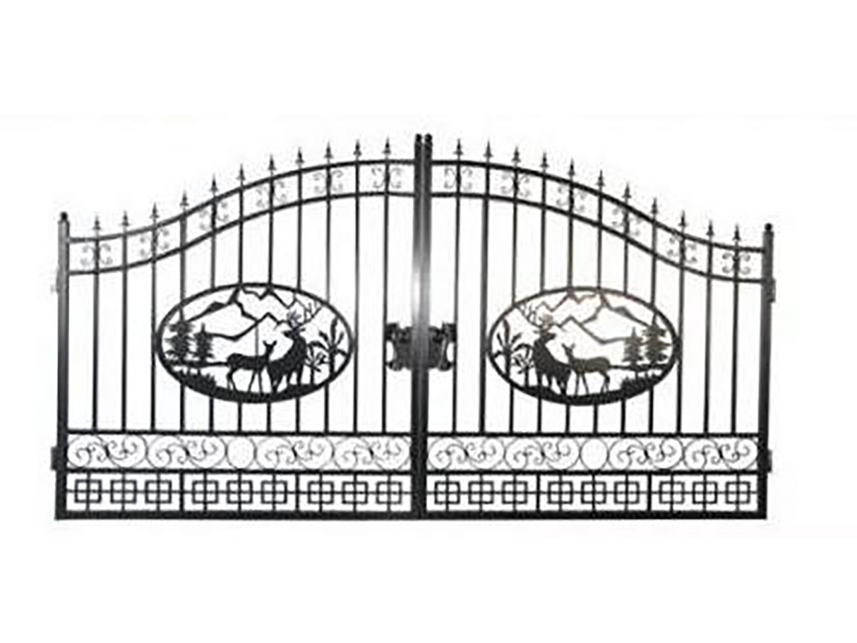 Chery Industrial Greatbear Wrought Iron Fence & Driveway Gate