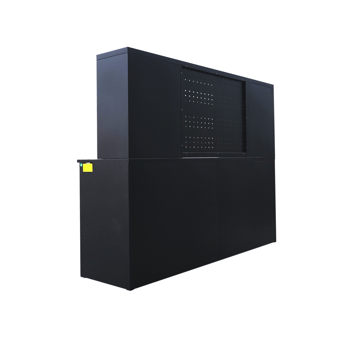 Chery Industrial 7 ft Garage Workbench Cabinet (18 Drawers & 4 Cabinets & Pegboard)