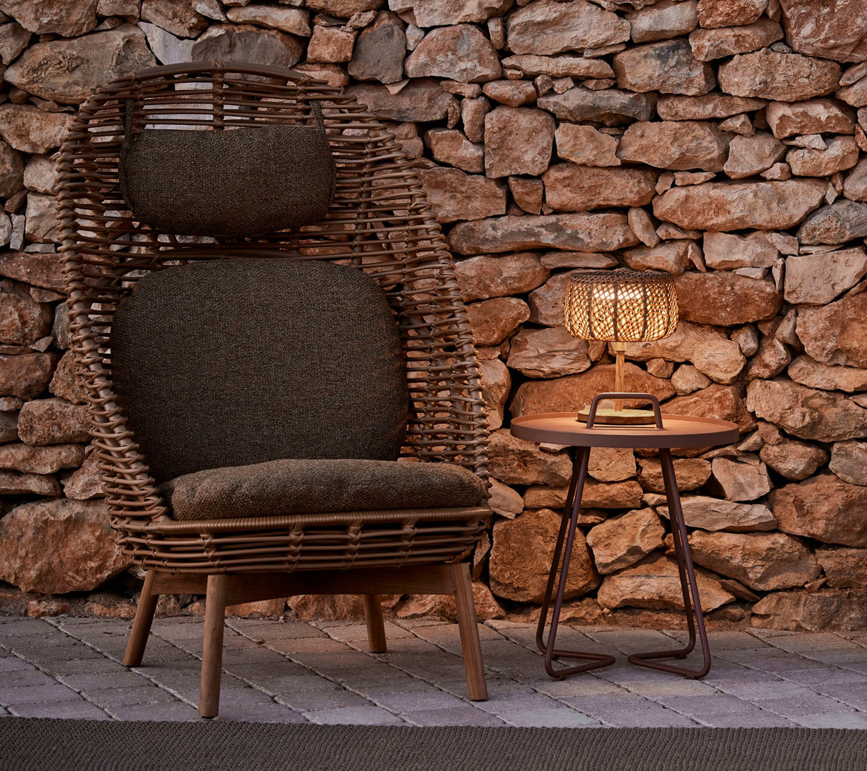 Hive Woven Highback Lounge Chair