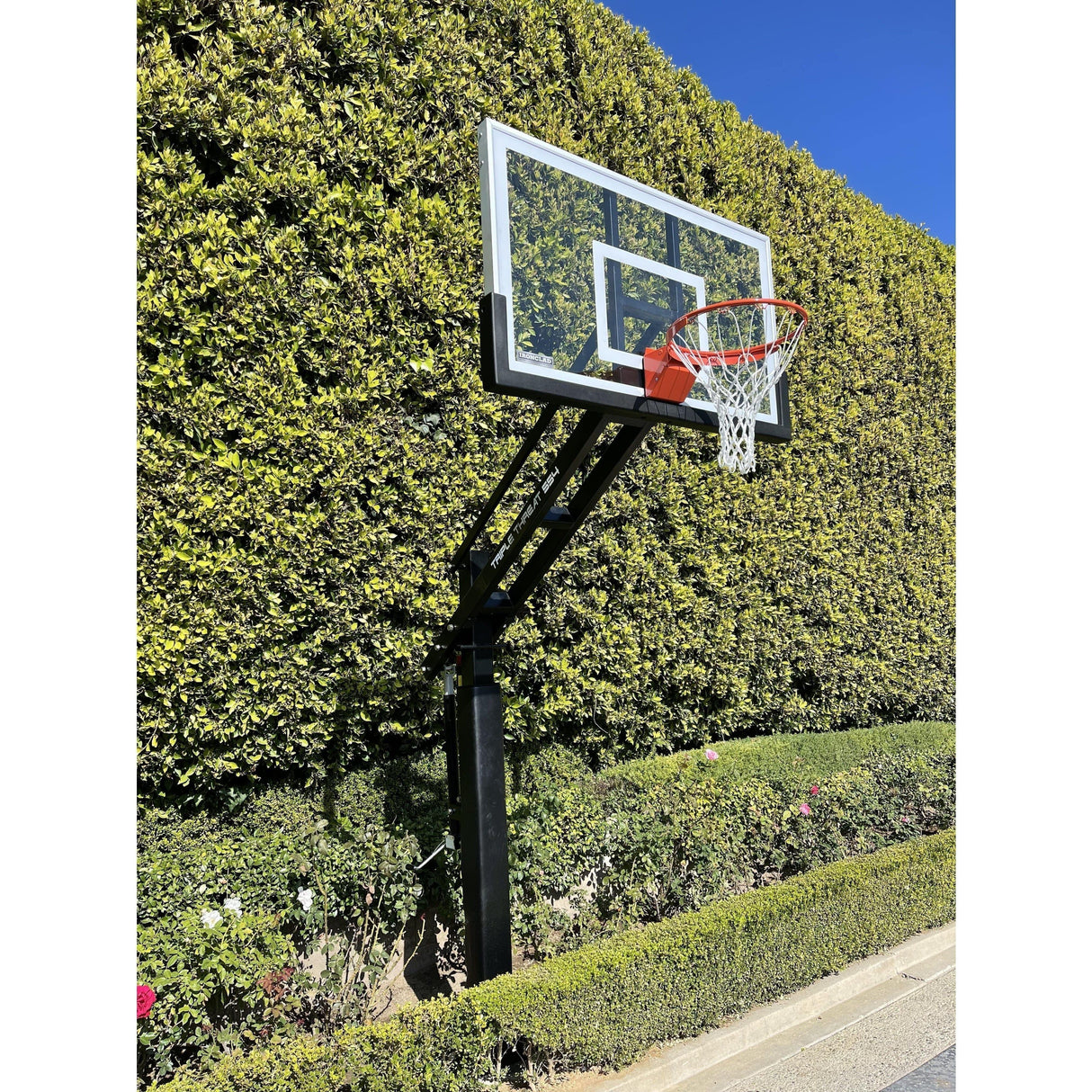 Ironclad Triple Threat 36"x60" Adjustable In-Ground Basketball Hoop TPT554-LG