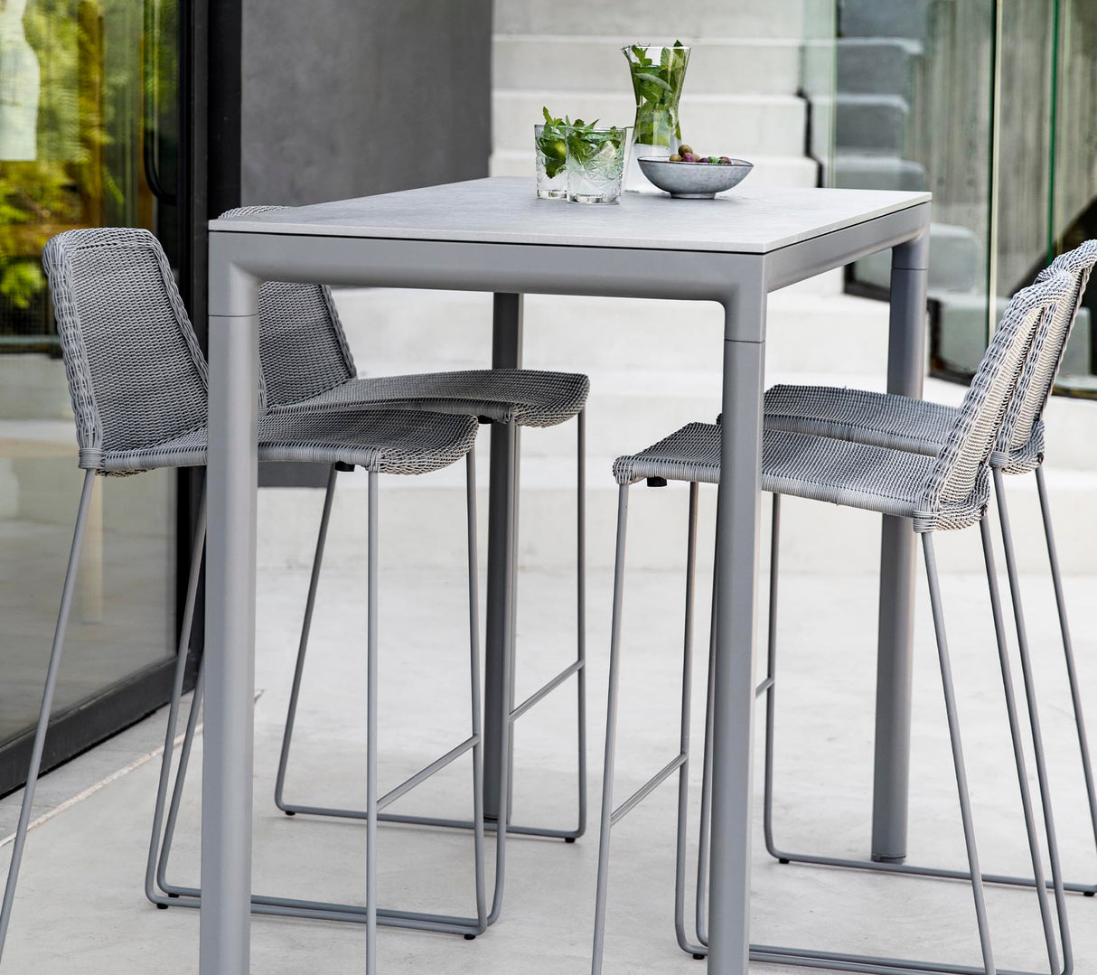 Cane-line Breeze Bar Chair Outdoor Bar Stool 5465LS