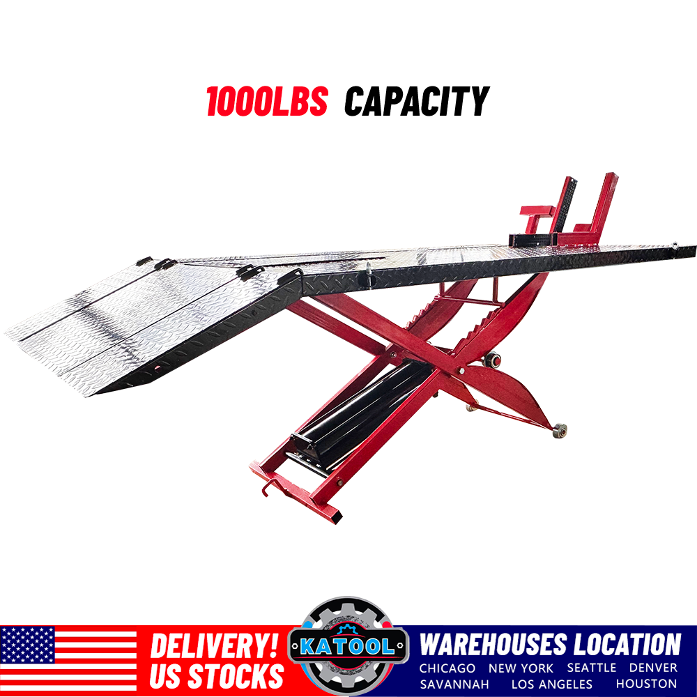 Katool 1000 lbs Hydraulic Motorcycle Lift KT-MOTO100LT