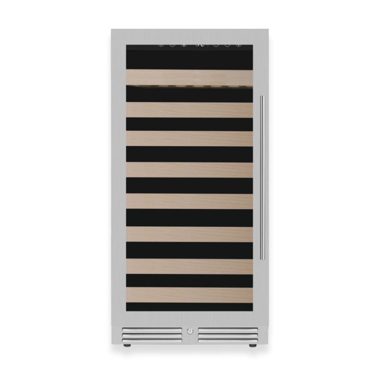 KingsBottle 47-Inch Height Single Zone Wine Cooler with Low-E Glass Door