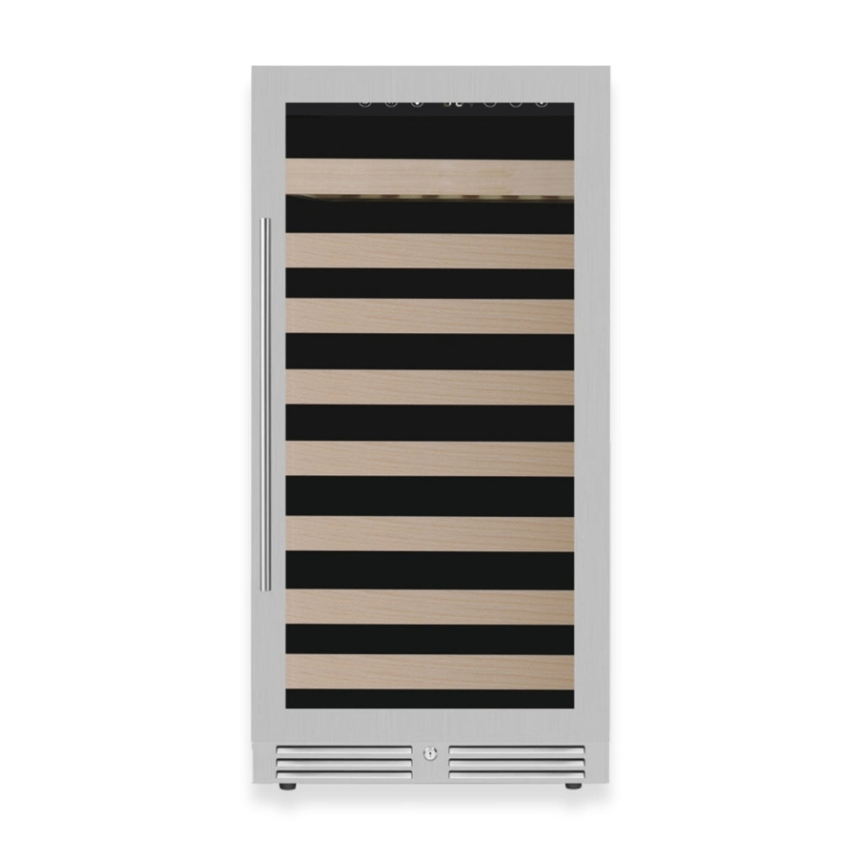 KingsBottle 47-Inch Height Single Zone Wine Cooler with Low-E Glass Door