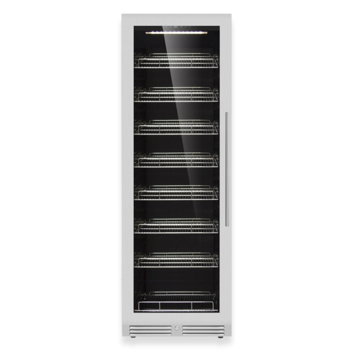 KingsBottle Large Beverage Refrigerator With Low-E Glass Door
