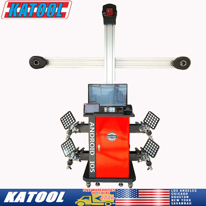 Katool Wheel Alignment Machine Full-Automatic Works on 2 Post & Scissor Lift KT-AV9