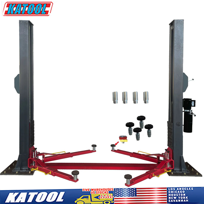 Katool 12000lbs Two Post Lift Single Lock Release Auto Lift Car Lift KT-H120D