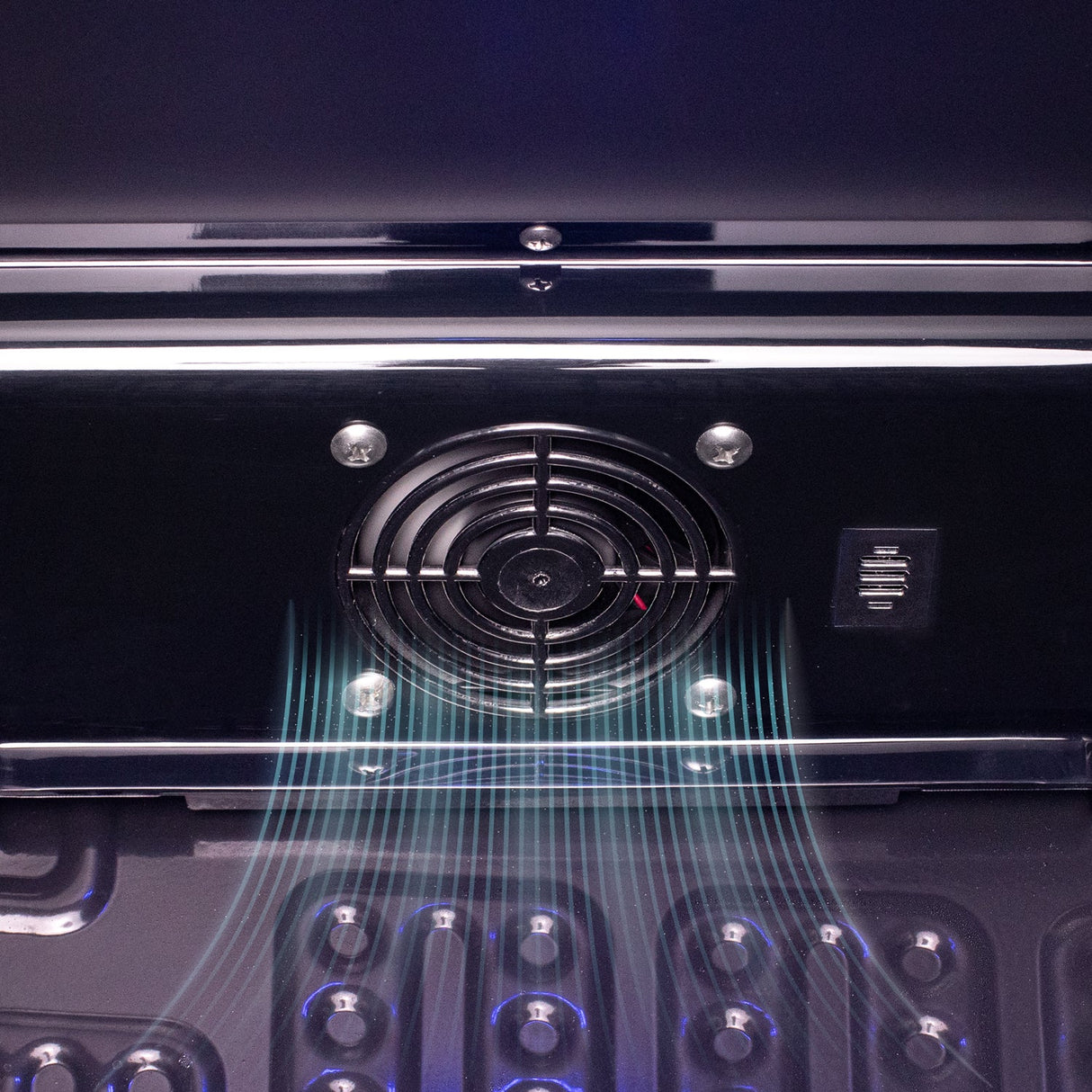 Allavino Contemporary 102 Bottle Single Zone Freestanding Wine Refrigerator with Black Glass Door KWR102S-1BGR