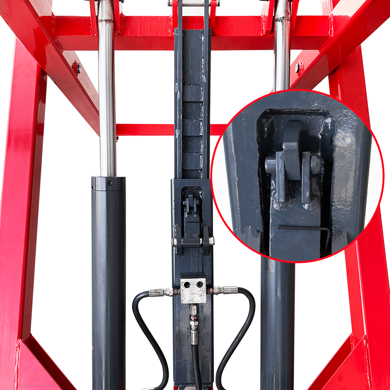 Katool 6,600 lbs Portable Mid Rise Scissor Lift KT‑X66