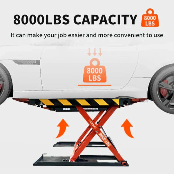 Katool 8,000 lbs Electric Mid Rise Scissor Lift KT‑X90E