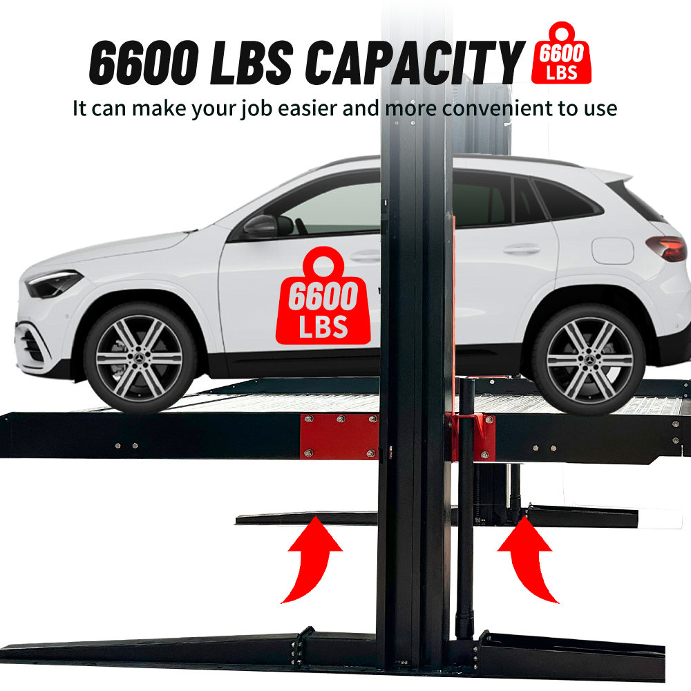 Katool 6600 lbs Two‑Post Platform Parking Lift KT‑P2700