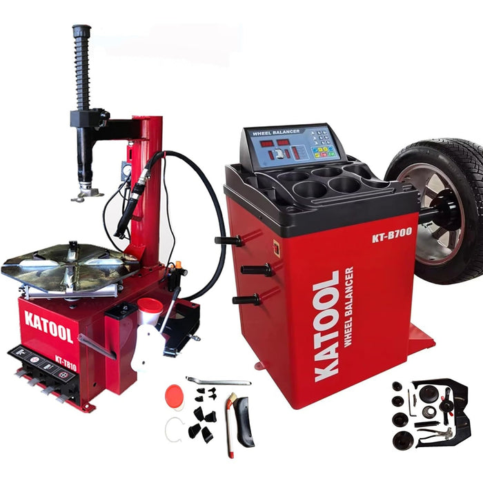 Katool Combo 7: Tire Changer KT-T810 & Wheel Balancer KT-B700