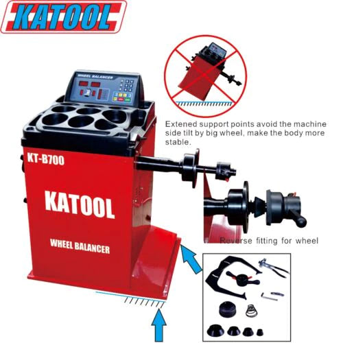 Katool Combo 7: Tire Changer KT-T810 & Wheel Balancer KT-B700