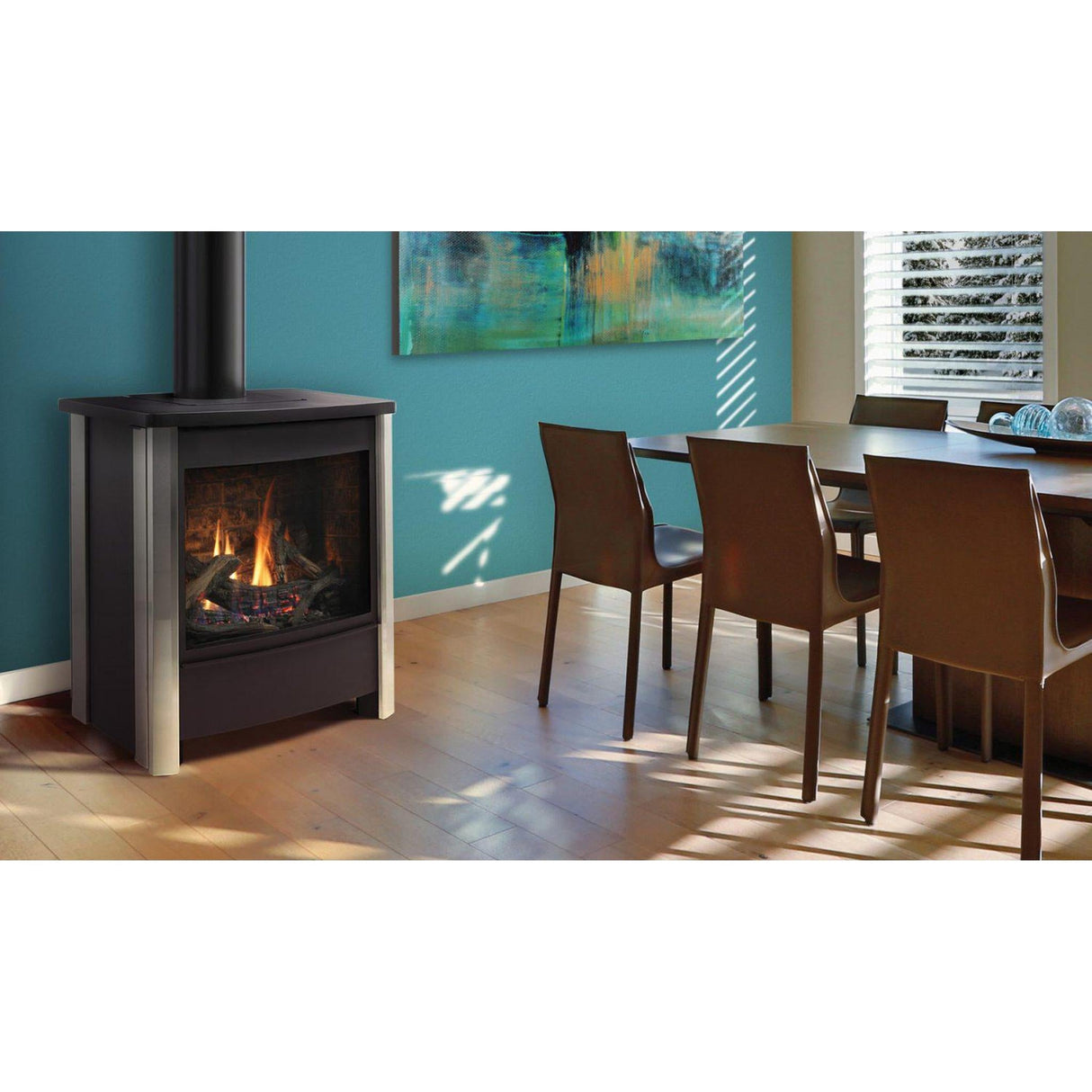 Kingsman FDV451 27" Millivolt Natural Gas Freestanding Direct Vent Stove