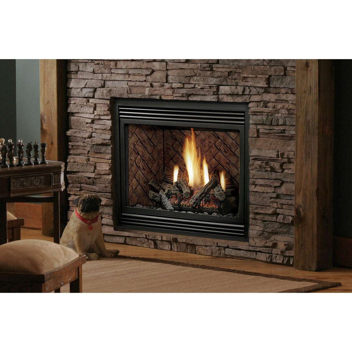 Kingsman HBZDV3628 36" Intermittent Pilot Propane Direct Vent Fireplace