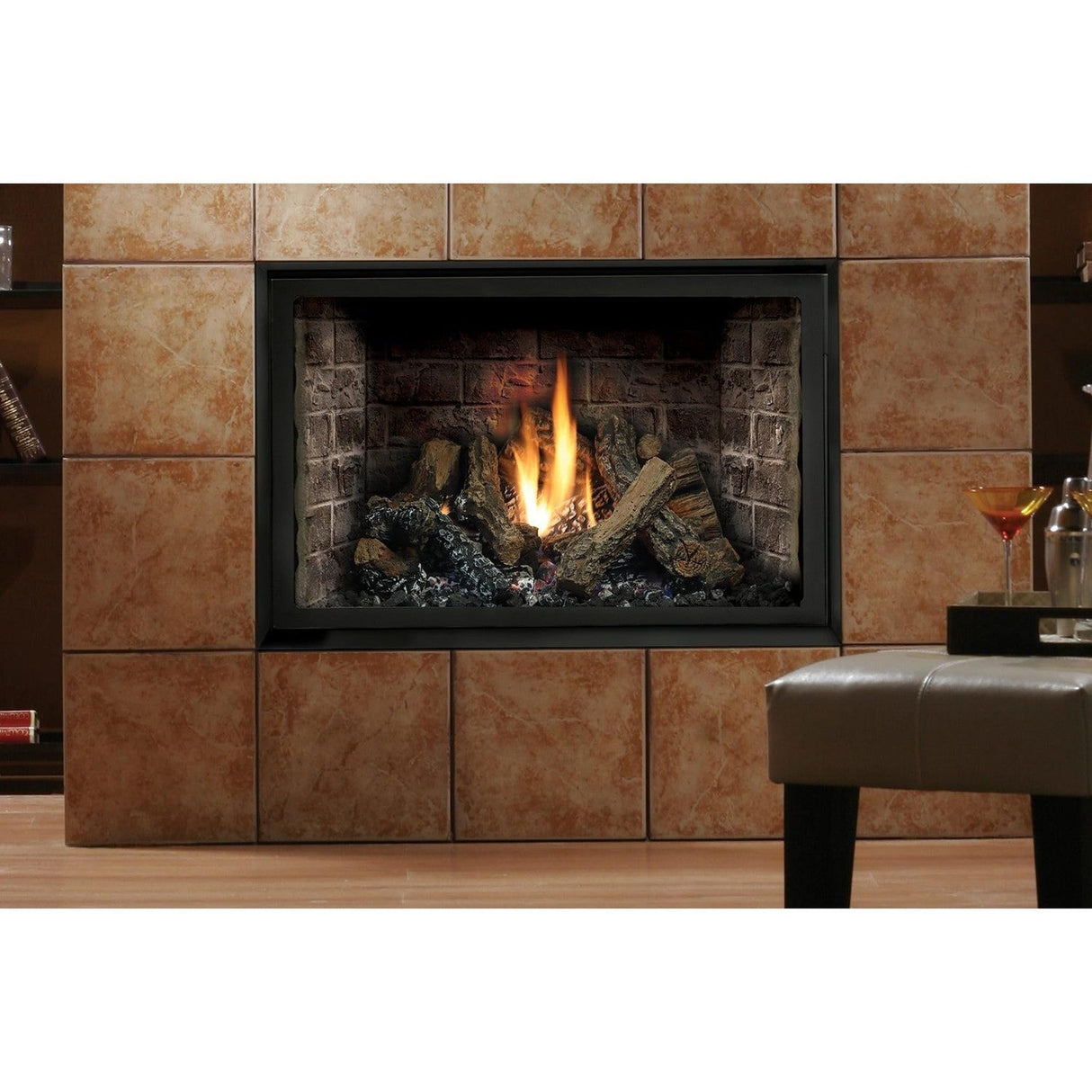 Kingsman HBZDV3628 36" Intermittent Pilot Propane Direct Vent Fireplace