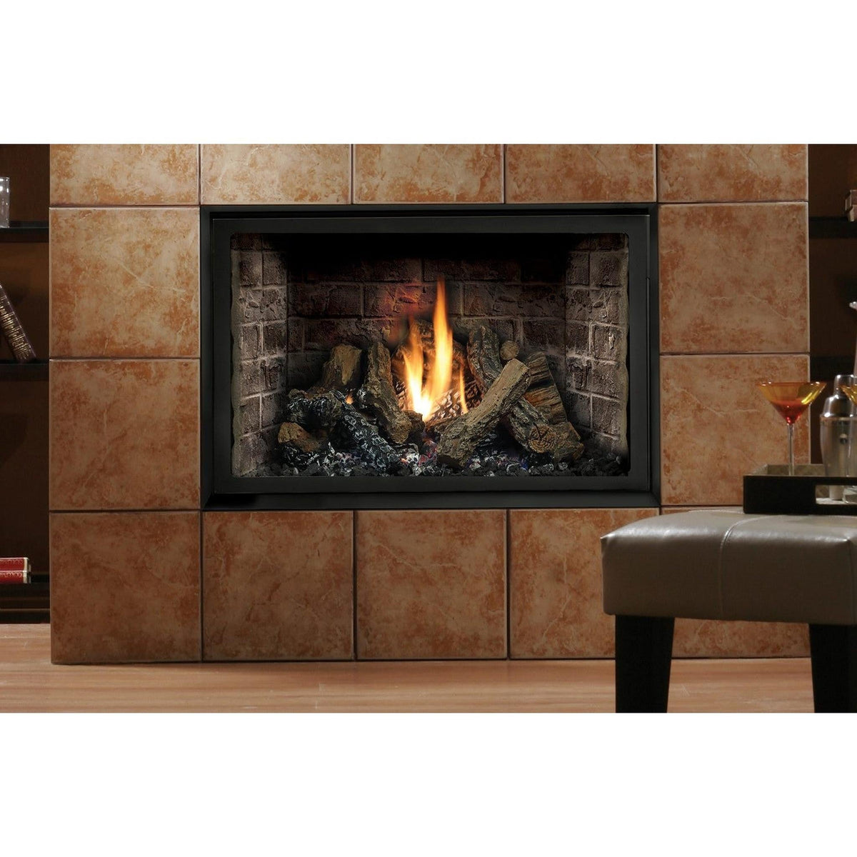 Kingsman HBZDV3628 36" Intermittent Pilot Natural Gas Direct Vent Fireplace