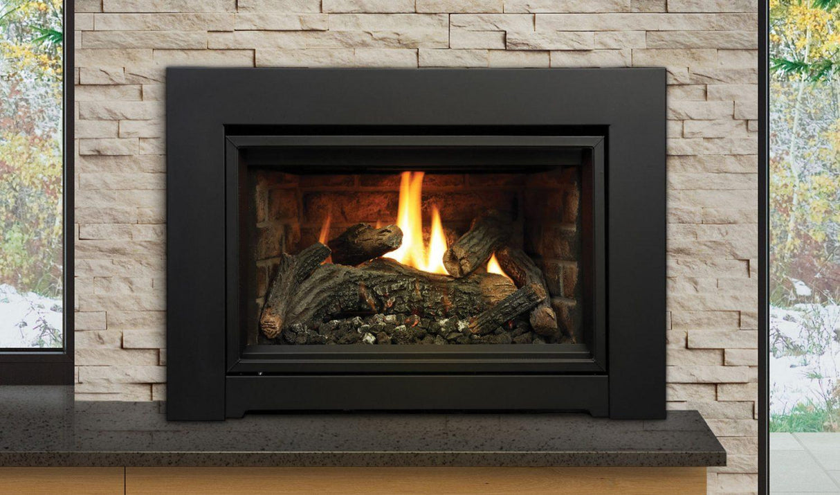 Kingsman IDV24 24" Millivolt Natural Gas Direct Vent Fireplace Insert IDV24N