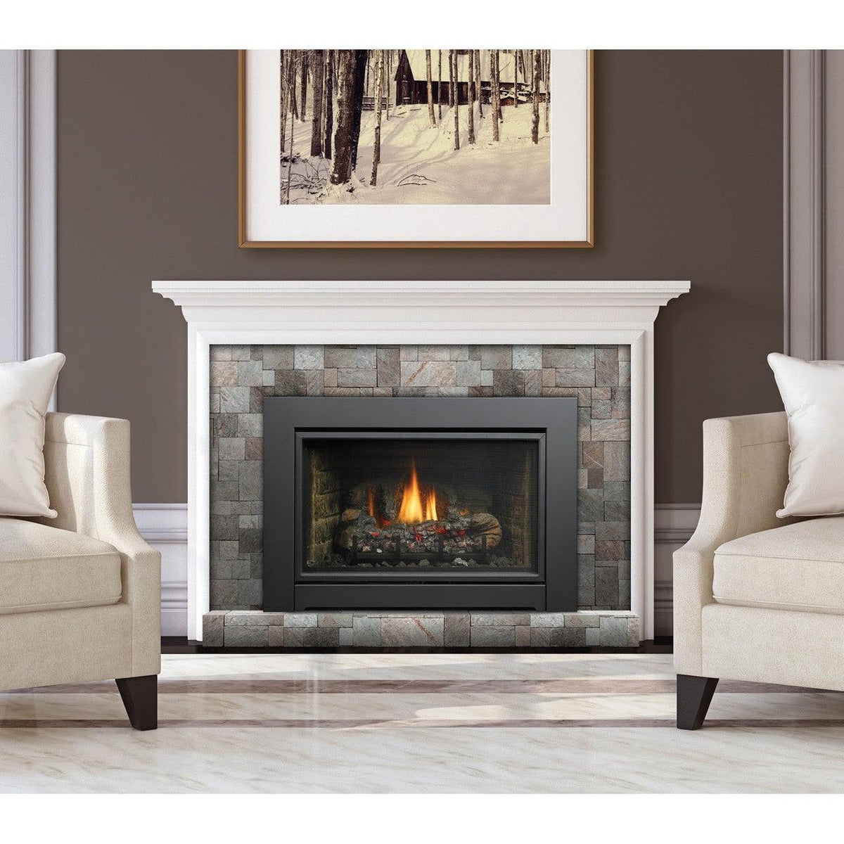 IDV34 29" Proflame 2 Propane Gas Direct Vent Fireplace Insert IDV34LPE2
