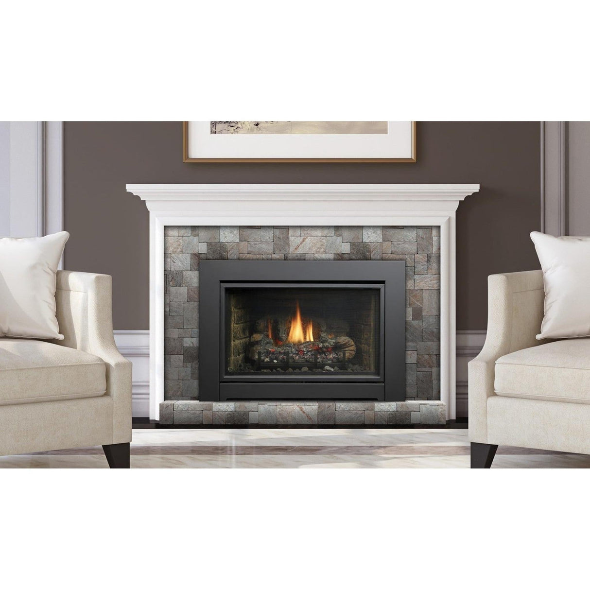Kingsman IDV34 29" Natural Gas Direct Vent Fireplace Insert IDV34N