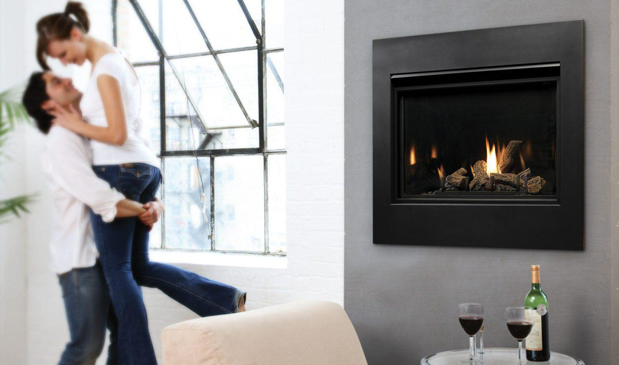 Kingsman ZCV3622 36" Zero Clearance Millivolt Control, Propane Gas Direct Vent Fireplace