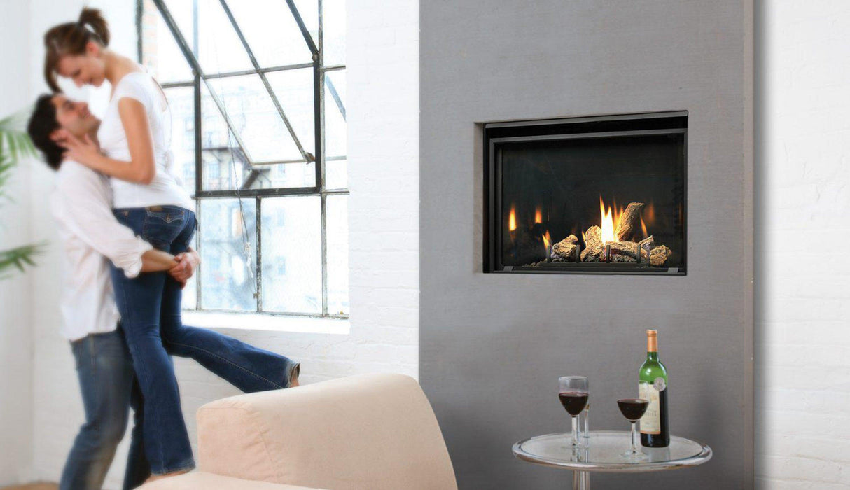 Kingsman ZCV3622 36" Zero Clearance Millivolt Control, Propane Gas Direct Vent Fireplace