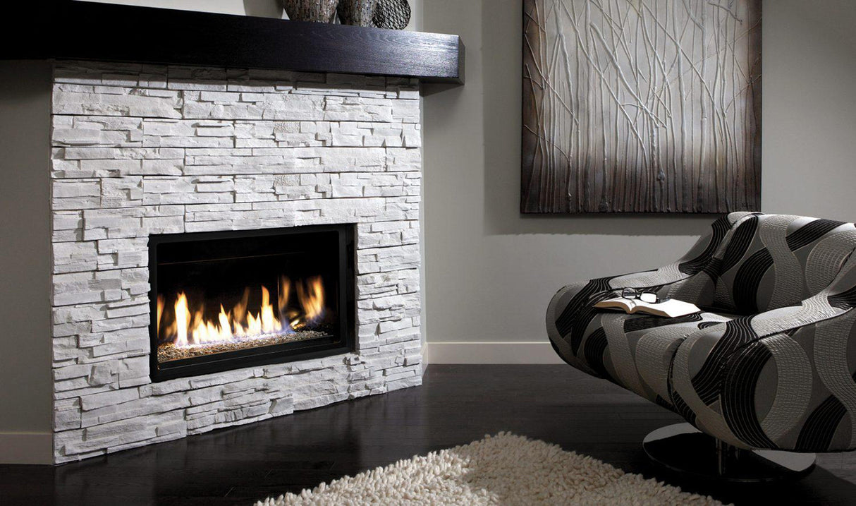 Kingsman ZCVRB3622 36" Zero Clearance Linear Direct Vent Gas Fireplace ZCVRB3622NE