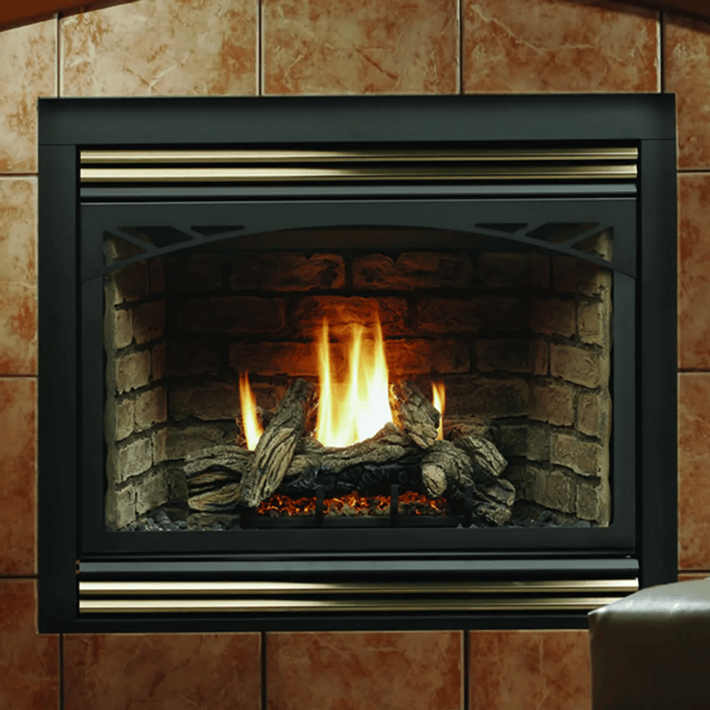 Kingsman HBZDV4224 42-Inch Zero Clearance Direct Vent Gas Fireplace with Millivolt Ignition