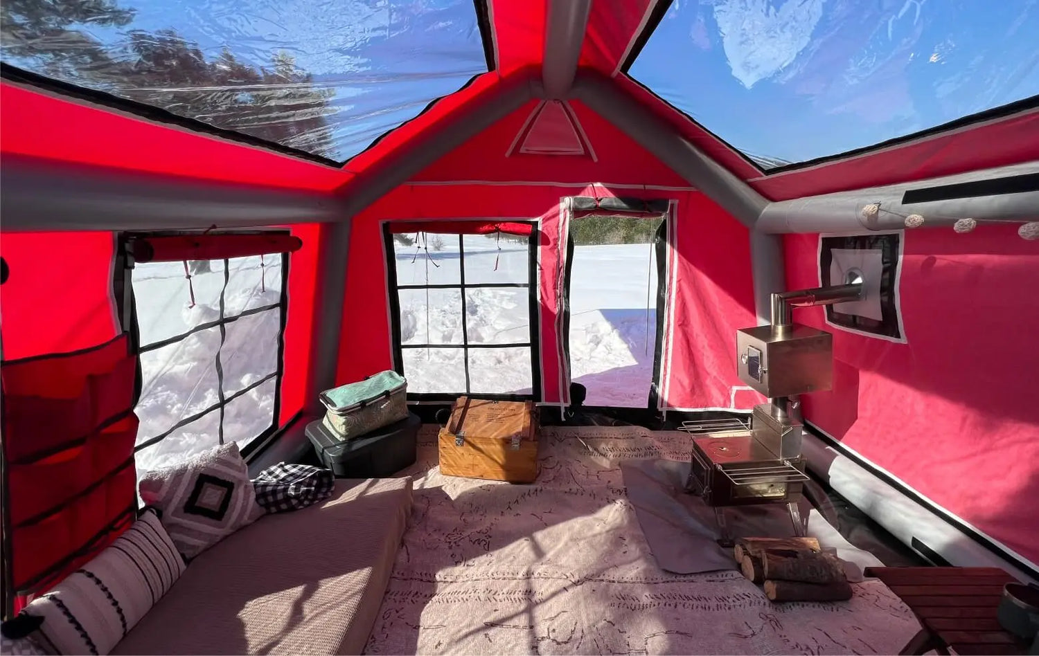 Sonmez Outdoor London 360 Inflatable Tent with Digital Air Pump