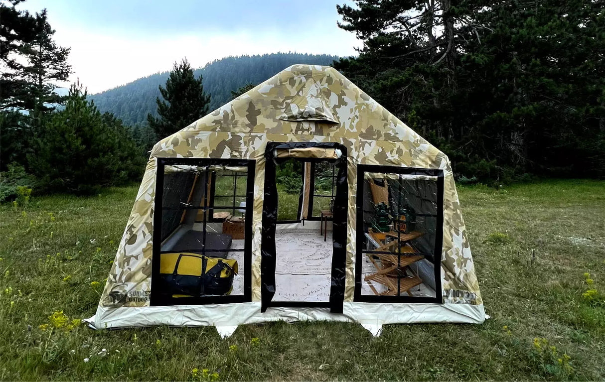 Sonmez Outdoor London 360 Discover Inflatable Tent with Digital Air Pump