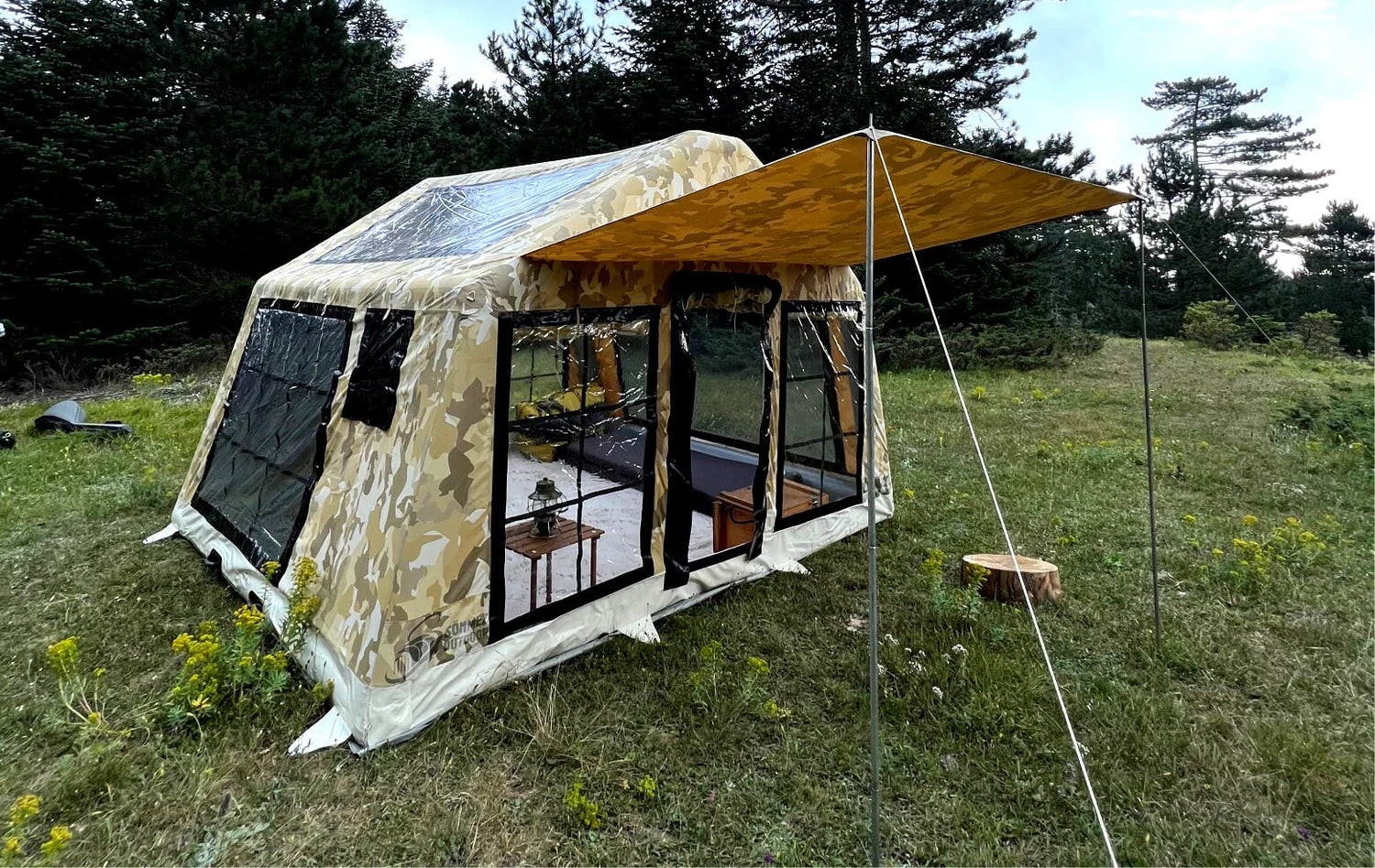 Sonmez Outdoor London 360 Discover Inflatable Tent with Digital Air Pump