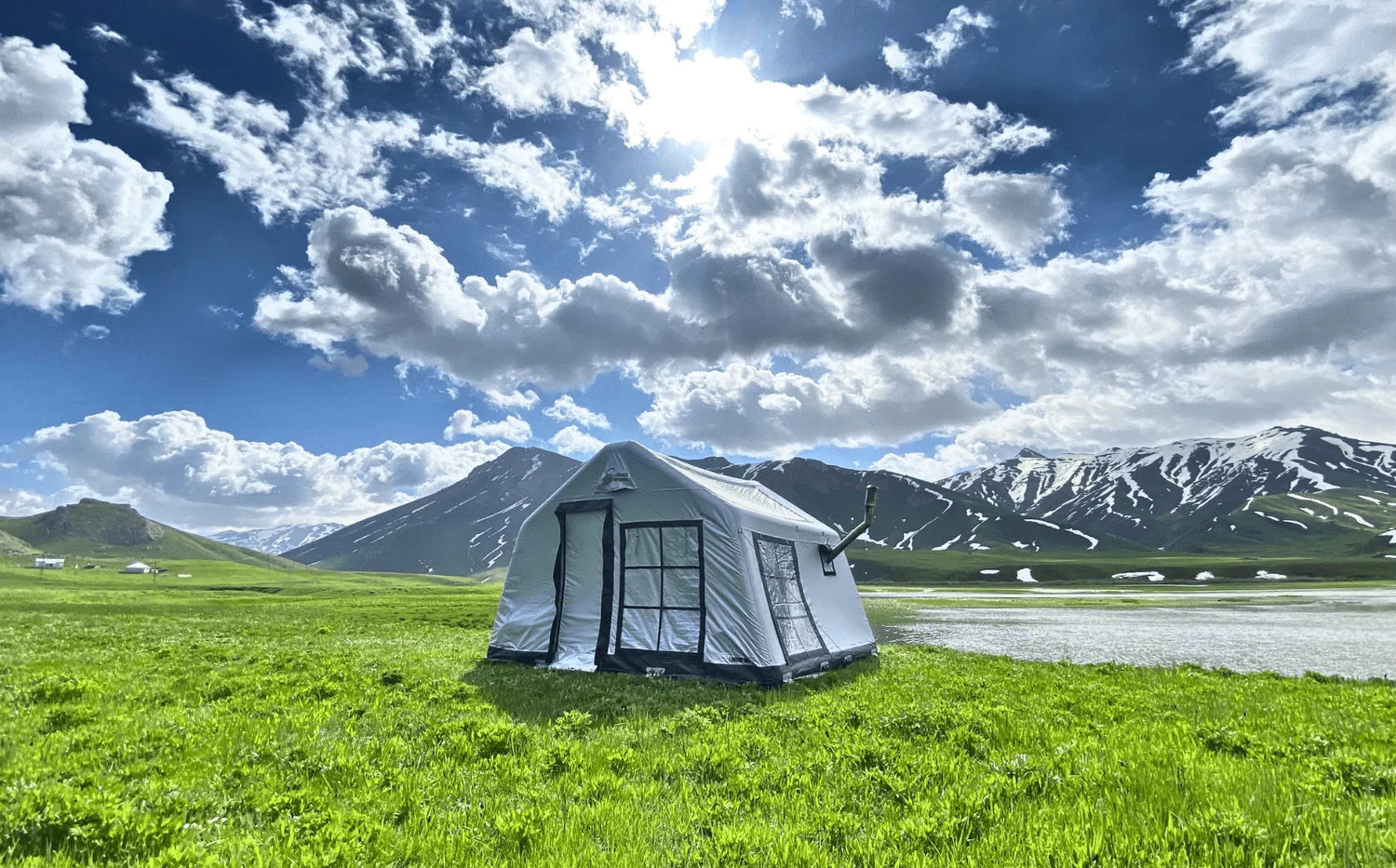 Sonmez Outdoor London 360 Inflatable Tent with Digital Air Pump