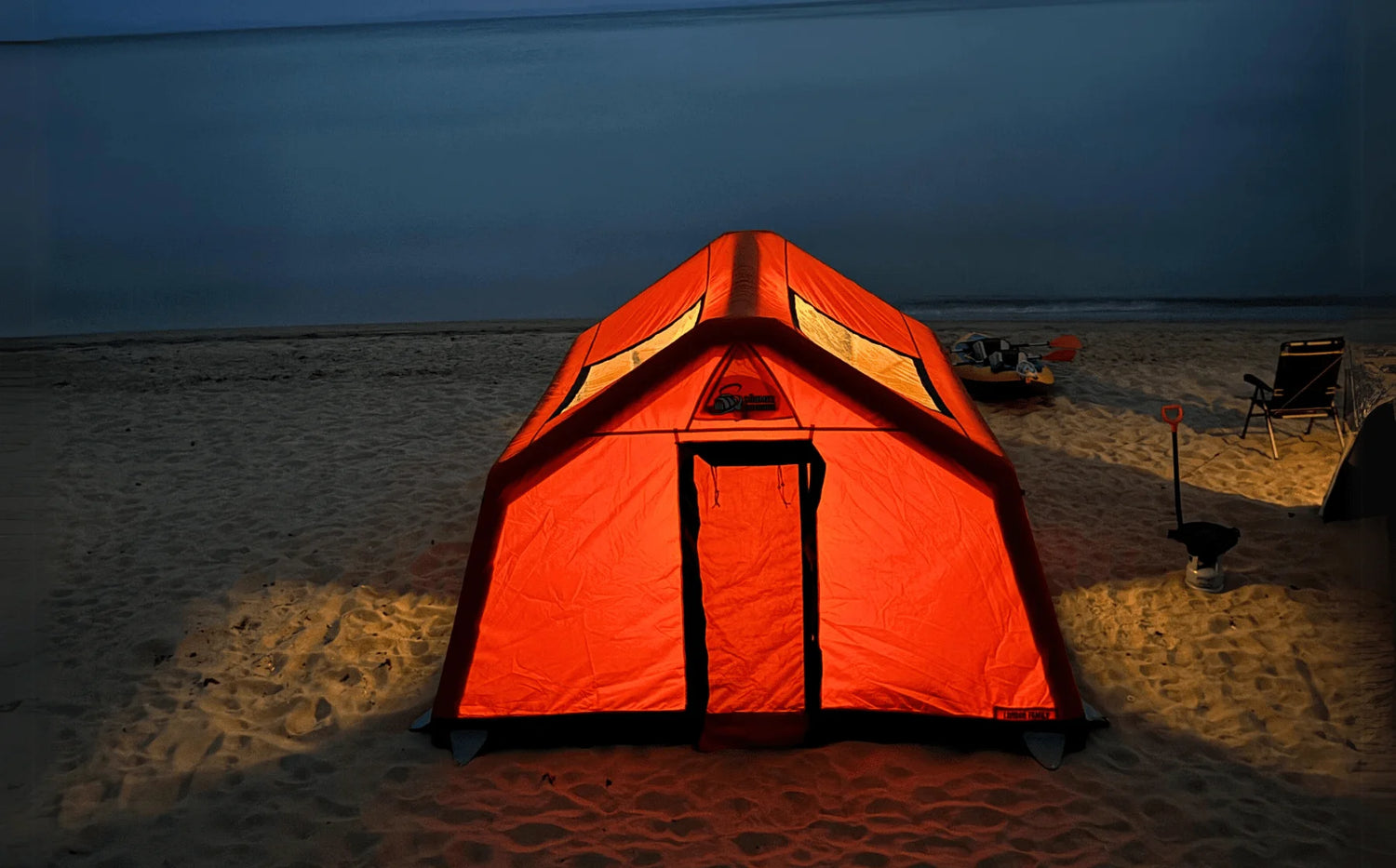 Sonmez Outdoor London Family Inflatable Tent with Digital Air Pump