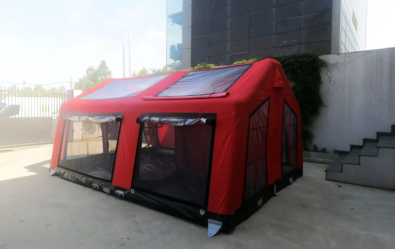 Sonmez Outdoor London Maxia 480 Premium Inflatable Glamping Tent with Digital Air Pump