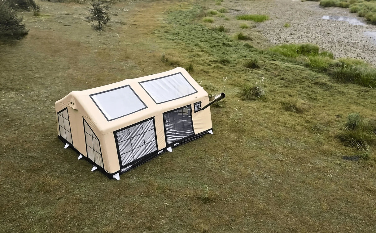 Sonmez Outdoor London Maxia 480 Premium Inflatable Glamping Tent with Digital Air Pump