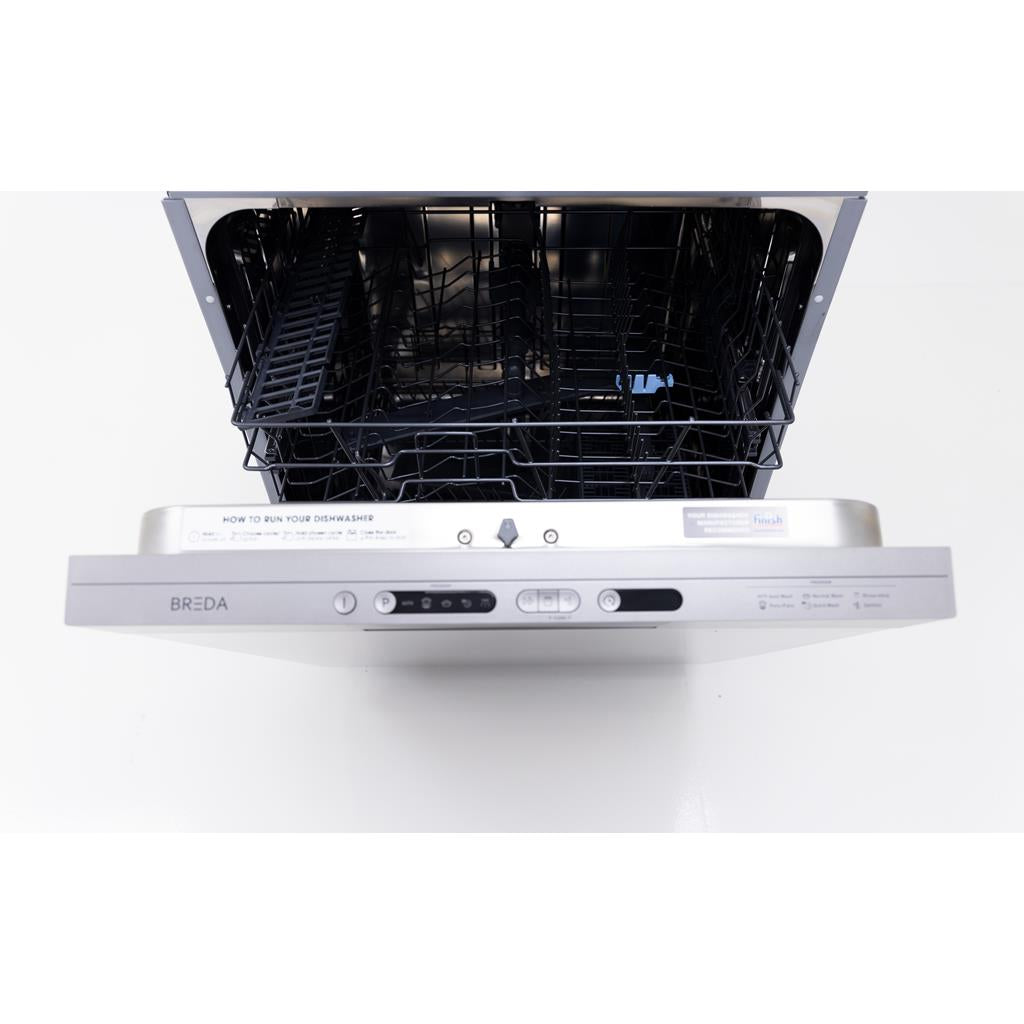 Breda 24" Tall Tub Dishwasher with Stainless Pocket Handle LUDWT30155