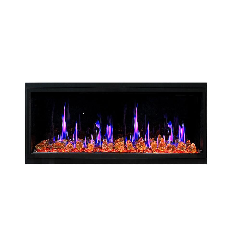 Litedeer Homes Latitude 45″ Ultra‑Slim Smart Built‑In Electric Fireplace ZEF45XA
