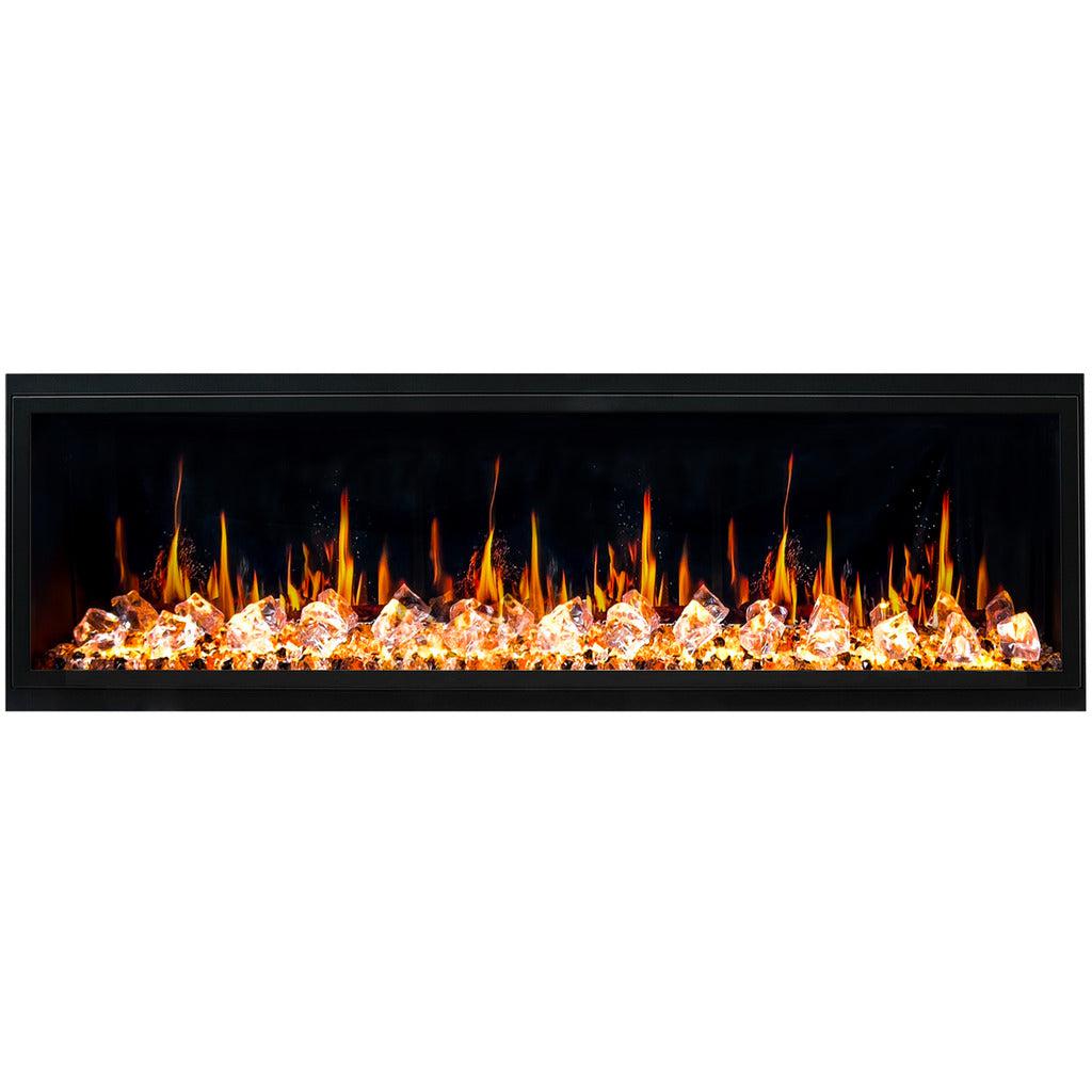 Litedeer Homes Latitude 65″ Smart Ultra‑Slim Built‑In Electric Fireplace ZEF65XC